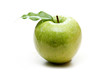 Photo: Fresh apple isolated on white Fresh apple isolated on white