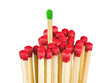 Matches - leadership concept
