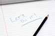 lets to it