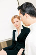 Businessteam diskutiert unerfreuliche Dinge