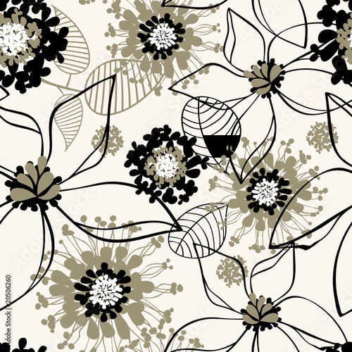 seamless floral pattern. seamless floral pattern