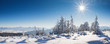 winter in mountains