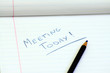 meeting today
