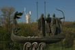 Founders and Mother land statues