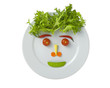 Happy Veggies Plate 02