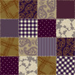 seamless background of multicolor patchwork