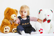Girl and bears