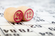 Wooden barrels lotto with 2010 Wooden barrels lotto with 2010