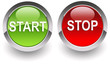 ''Start-Stop'' glossy icons ''Start-Stop'' glossy icons