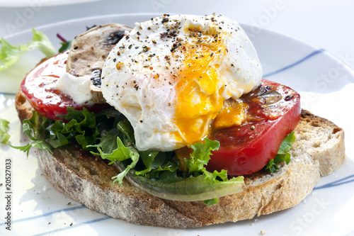 Photo: Poached Egg on Toast Poached Egg on Toast
