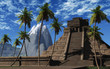 Maya Tempel 2012 Transformation blau grün 033