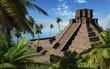 Maya Tempel 2012 Transformation blau grün 032