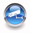 Illustration: ''CCTV'' glossy icon ''CCTV'' glossy icon