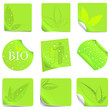 Set of bio, eco, organic elements - labels, stickers Set of bio, eco, organic elements - labels, stickers