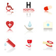 Icon Medicine Set Vector illustration Icon Medicine Set Vector illustration