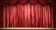 Red theater curtain Red theater curtain