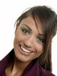 Woman smiling