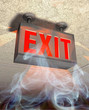 Illustration: exit sign exit sign