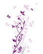 Vintage violet tree