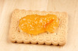 Biscuit with marmalade Biscuit with marmalade