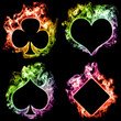 Rainbow Fire Poker Symbols