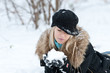 nachdenklich im Schnee