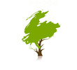 green eco tree