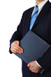 Geschäftsmann mit Laptop