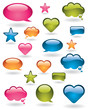 Colorful design elements