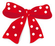 Big bow of red ribbon Big bow of red ribbon