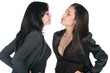 two women differing