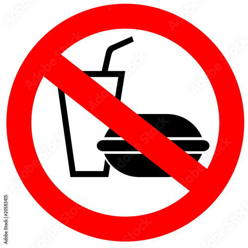 Illustration: No fast food No fast food