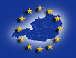Österreich mit Europasternen