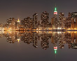New York City Skyline at Night light, Midtown Manhattan New York City Skyline at Night light, Midtown Manhattan