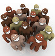 Diverse Group of People - Smiling Faces Diverse Group of People - Smiling Faces