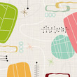 Retro Barkcloth Fabric