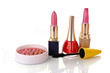 new makeup set isolated on white new makeup set isolated on white