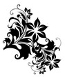 Beautiful abstract decorative floral ornament