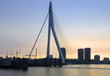 Erasmus Bridge at sunset