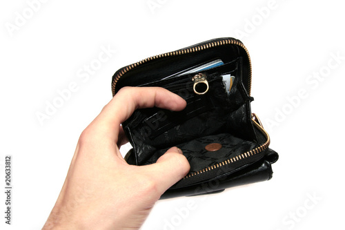 Photo: purse in hand purse in hand