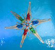 Photo: Synchronized swimmers Synchronized swimmers