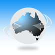 Australien Globus
