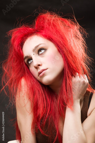 Photo: Ragazza capelli rossi Ragazza capelli rossi