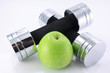hanteln mit apfel hanteln mit apfel