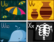 U - W Flash Card Design