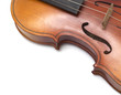 Part of vintage violin