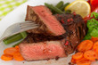 Rumpsteak-Roastbeef mit Grünen Bohnen,Paprika,Möhre,Salat Rumpsteak-Roastbeef mit Grünen Bohnen,Paprika,Möhre,Salat