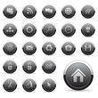 Vector icons set for web design