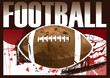 American football poster