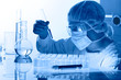 scientist working at the laboratory scientist working at the laboratory